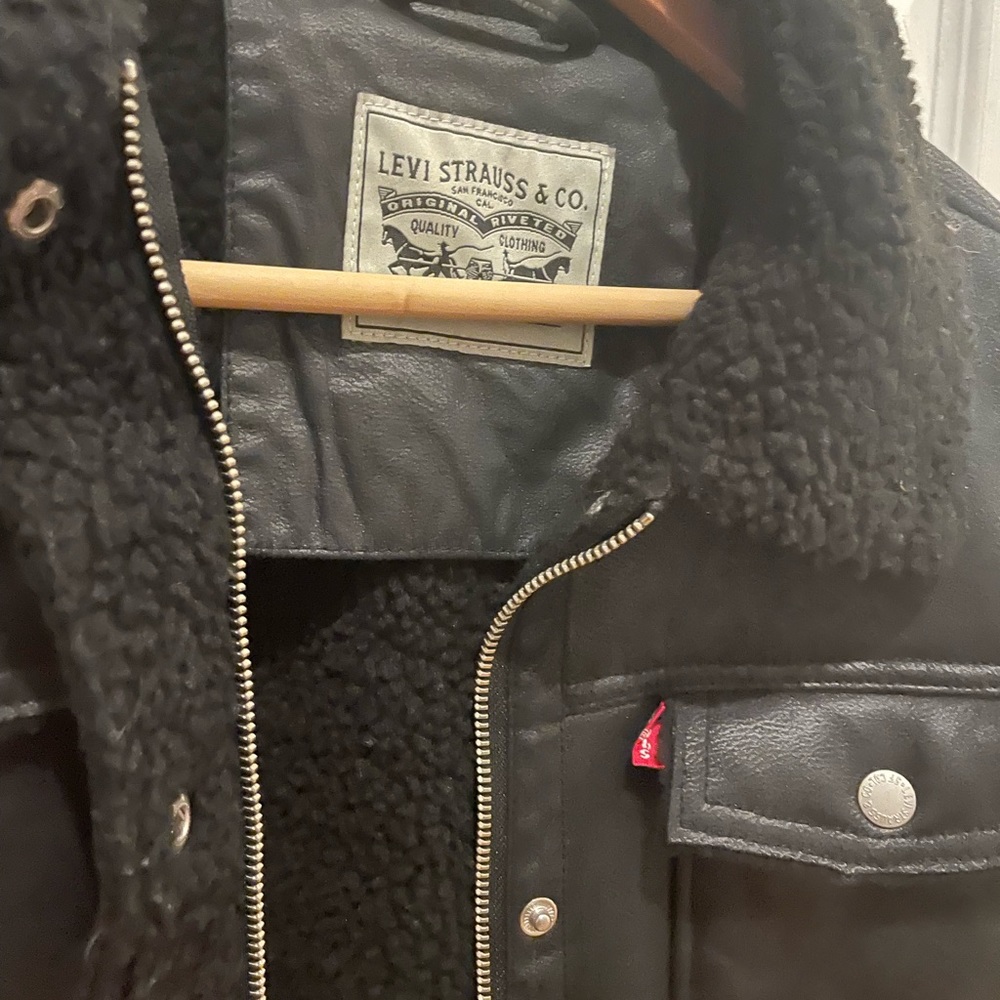 Levi’s faux Sherpa lined jacket.